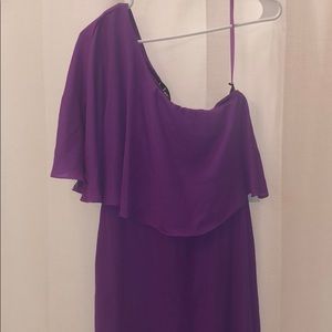 Lulus one shoulder maxi